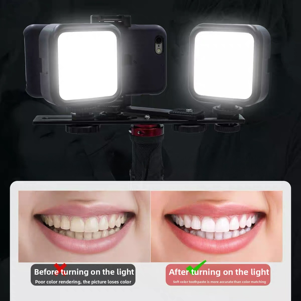 Dentalfotolampe mit Bluetooth, – Photography Mobile Lighting Bewertung und Preis